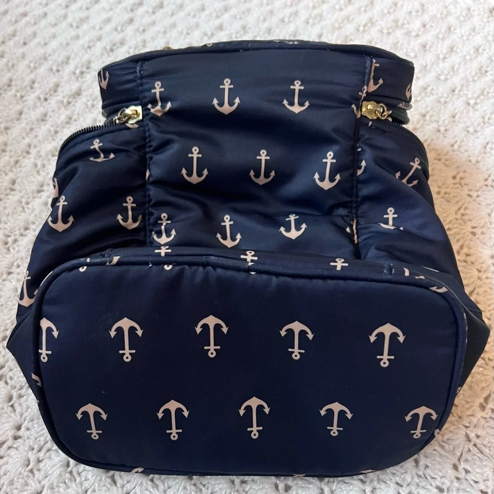 Ju-Ju-Be Fuel Cell bag in The Admiral- navy with anchor print JuJuBe